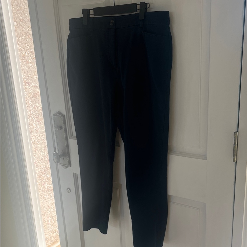 LOFT navy Sutton skinny pants